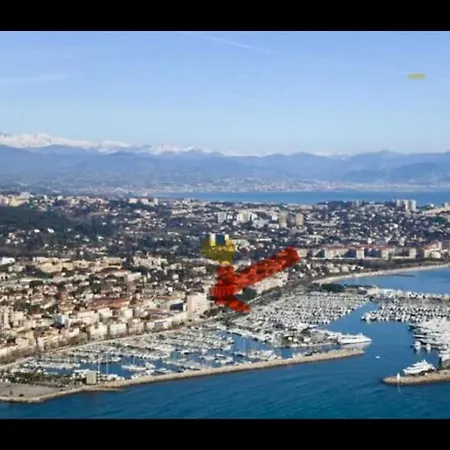 Amazing View Port Golfe-Juan And Garage Appartement Buitenkant foto